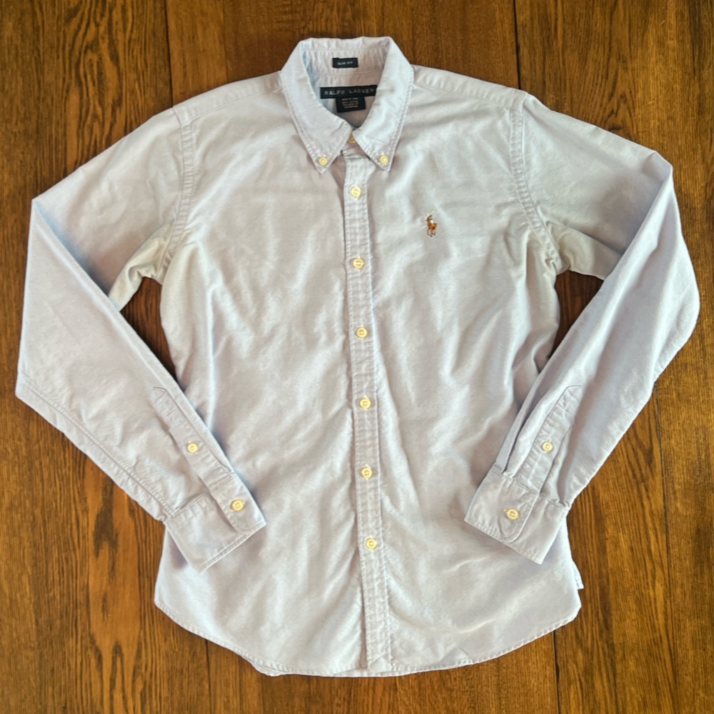 Ralph Lauren Light Blue Button Down Shirt